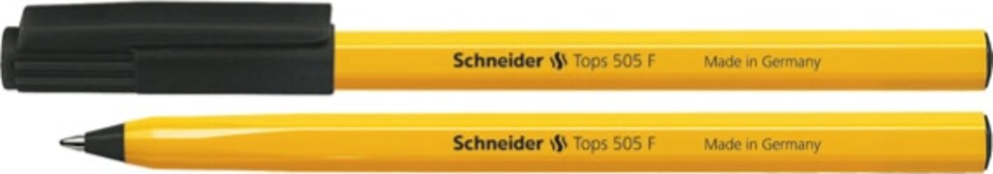 Penna a sfera con cappuccio Tops 505 - tratto 0 5mm - nero - Schneider [multipack] 50 pezzi Cancelleria e prodotti per ufficio/Penne matite scrittura e correzione/Penne e ricariche/Penne roller a inchiostro gel Eurocartuccia - Pavullo, Commerciovirtuoso.it