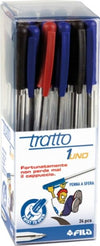 Penna a sfera con cappuccio Tratto1 - punta media 1 0mm - 3 colori assortiti - Tratto - conf. 24 pezzi Cancelleria e prodotti per ufficio/Penne matite scrittura e correzione/Penne e ricariche/Penne roller a inchiostro gel Eurocartuccia - Pavullo, Commerciovirtuoso.it