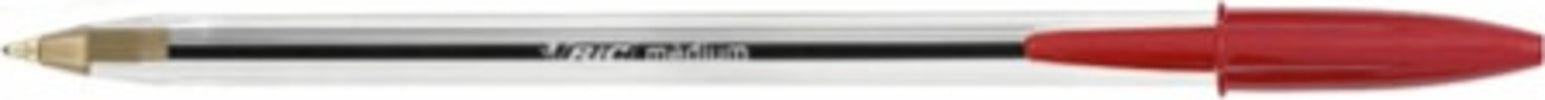 Penna a sfera Cristal - punta media 1 0mm - rosso - Bic - conf. 50 pezzi Cancelleria e prodotti per ufficio/Penne matite scrittura e correzione/Penne e ricariche/Penne roller a inchiostro gel Eurocartuccia - Pavullo, Commerciovirtuoso.it