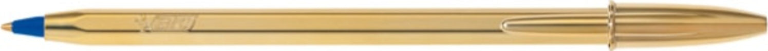 Penna a sfera Cristal Shine con cappuccio - punta media 1 0 mm - blu - fusto gold - Bic - scatola 20 pezzi Cancelleria e prodotti per ufficio/Penne matite scrittura e correzione/Penne e ricariche/Penne roller a inchiostro gel Eurocartuccia - Pavullo, Commerciovirtuoso.it