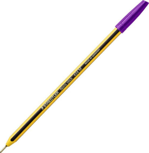 Penna a sfera Noris Stick - punta 1 0 mm - violetto - Staedtler - conf. 10 pezzi Cancelleria e prodotti per ufficio/Penne matite scrittura e correzione/Penne e ricariche/Penne roller a inchiostro gel Eurocartuccia - Pavullo, Commerciovirtuoso.it