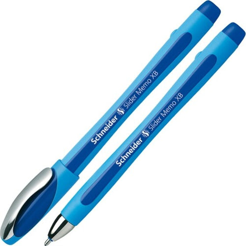 Penna a sfera Slider Memo - punta XB - blu - Schneider Cancelleria e prodotti per ufficio/Penne matite scrittura e correzione/Penne e ricariche/Penne roller a inchiostro gel Eurocartuccia - Pavullo, Commerciovirtuoso.it