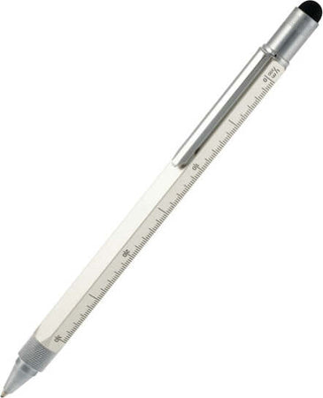 Penna a sfera Tool Pen - punta M - argento - Monteverde Cancelleria e prodotti per ufficio/Penne matite scrittura e correzione/Penne e ricariche/Penne a sfera Eurocartuccia - Pavullo, Commerciovirtuoso.it
