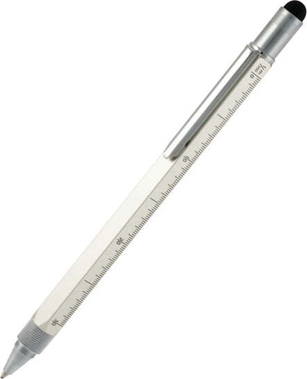 Penna a sfera Tool Pen - punta M - argento - Monteverde Cancelleria e prodotti per ufficio/Penne matite scrittura e correzione/Penne e ricariche/Penne a sfera Eurocartuccia - Pavullo, Commerciovirtuoso.it