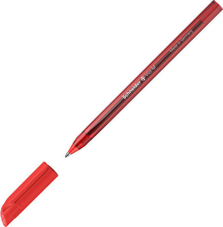 Penna a sfera Vizz - con cappuccio - punta media - rosso - Schneider [multipack] 10 pezzi Cancelleria e prodotti per ufficio/Penne matite scrittura e correzione/Penne e ricariche/Penne roller a inchiostro gel Eurocartuccia - Pavullo, Commerciovirtuoso.it