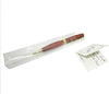 Penna Artigianale In Legno Di Radica Di Erica - Modello Broad Gold - Tornitura Artistica - Regalo Handmade Fiartwood