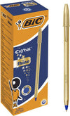 Penna-BIC-Cristal-Shine-Gold-Blu
