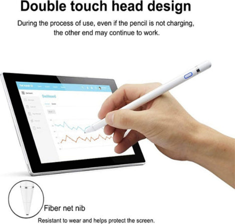 PENNA DIGITALE TOUCH SCREEN RICARICABILE COMPATIBILE PER TABLET IPAD ANDROID IOS Elettronica/Cellulari e accessori/Accessori/Penne Zencoccostore - Formia, Commerciovirtuoso.it