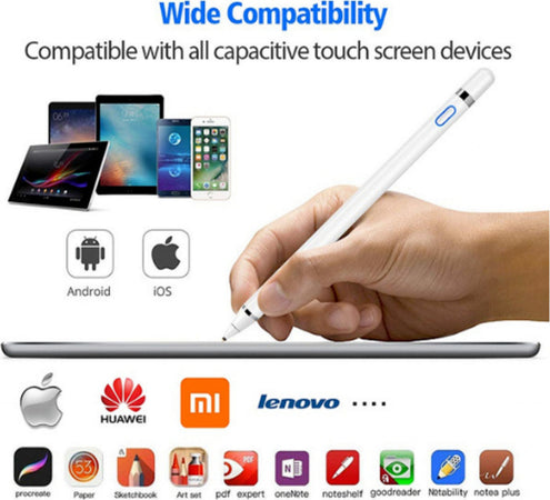 PENNA DIGITALE TOUCH SCREEN RICARICABILE COMPATIBILE PER TABLET IPAD ANDROID IOS Elettronica/Cellulari e accessori/Accessori/Penne Zencoccostore - Formia, Commerciovirtuoso.it