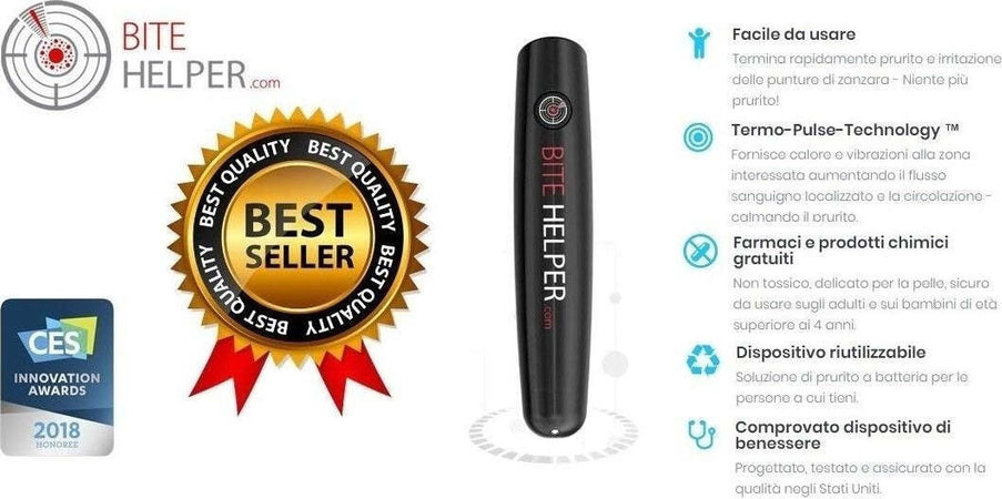 PENNA ELETTRONICA SOLLIEVO MORSO ZANZARE INSETTI ELIMINA PRURITO ANTIZANZARE Salute e cura della persona/Prodotti per la medicazione/Repellenti per insetti e parassiti/Trattamenti per il corpo/Spray Trade Shop italia - Napoli, Commerciovirtuoso.it