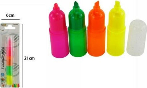 Penna Evidenziatore A 4 Punte Colori Appunti Scuola Bambini Studio Ufficio Cancelleria e prodotti per ufficio/Penne matite scrittura e correzione/Marcatori ed evidenziatori/Evidenziatori Trade Shop italia - Napoli, Commerciovirtuoso.it