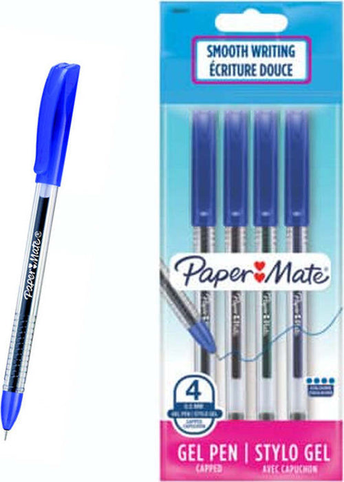 Penna gel jiffy paper mate blu 0.5 bls. 4pz Cancelleria e prodotti per ufficio/Penne matite scrittura e correzione/Penne e ricariche/Penne roller a inchiostro gel Scontolo.net - Potenza, Commerciovirtuoso.it