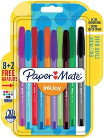 Penna-Inkjoy-100-10-pezzi-Paper-Mate
