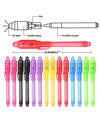 Penna Magica Ad Inchiostro Invisibile Set 2 Penne Visibile Con Luce Uv Gadget