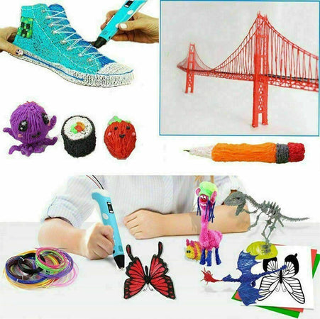 PENNA PER STAMPA 3D STEREOSCOPICA CON SET DI 3 FILAMENTI INCLUSI V 2.0 3D PEN Casa e cucina/Hobby creativi/Hobby creativi 3D/Penne per stampa 3D Zencoccostore - Formia, Commerciovirtuoso.it