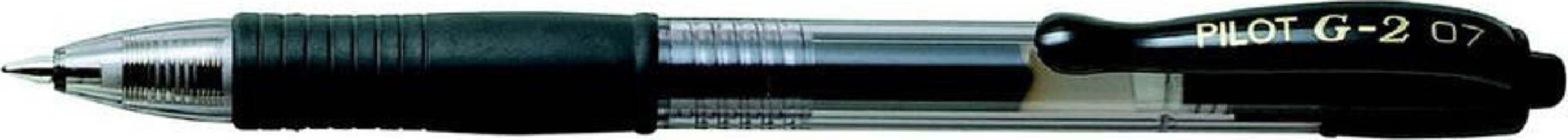 Penna-Roller-a-Inchiostro-Gel-G2-Nera-Pilot-12-pezzi