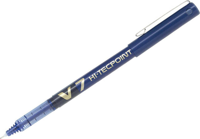 Penna-Roller-a-inchiostro-Liquido-Blu-Hi-Tecpoint-V7-Pilot