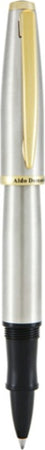 Penna roller Aldo Domani - punta M - fusto silver - Monteverde Cancelleria e prodotti per ufficio/Penne matite scrittura e correzione/Matite/Portamine Eurocartuccia - Pavullo, Commerciovirtuoso.it
