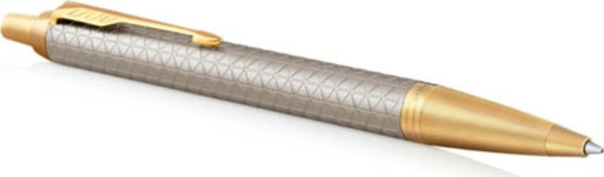 Penna sfera IM Premium Grey Metal Chiselled - punta M - Parker Cancelleria e prodotti per ufficio/Penne matite scrittura e correzione/Penne e ricariche/Penne a sfera Eurocartuccia - Pavullo, Commerciovirtuoso.it