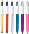 Penna sfera scatto multifunzione 4 Colours Shine - punta 1 0 mm - fusto colori assortiti - Bic - scatola 12 pezzi Cancelleria e prodotti per ufficio/Penne matite scrittura e correzione/Penne e ricariche/Penne roller a inchiostro gel Eurocartuccia - Pavullo, Commerciovirtuoso.it