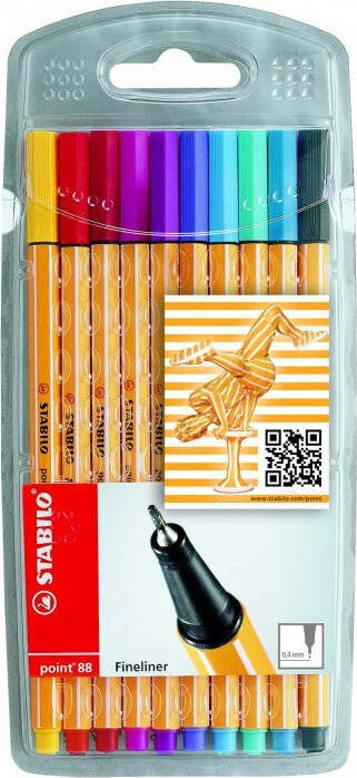 Penna-Stabilo-Point-Astuccio-10-pezzi