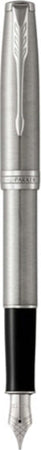 Penna stilografica Sonnet Stainless Steel - punta M - Parker Cancelleria e prodotti per ufficio/Penne matite scrittura e correzione/Penne e ricariche/Penne stilografiche Eurocartuccia - Pavullo, Commerciovirtuoso.it