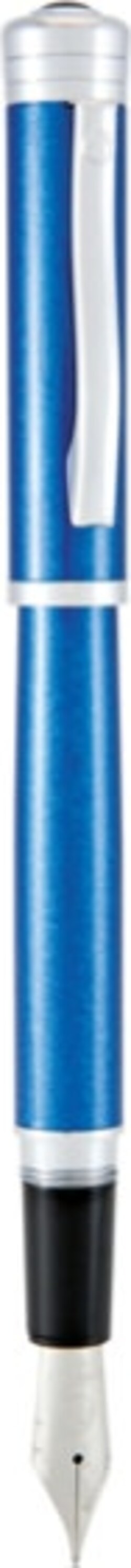 Penna stilografica Strata - tratto medio - fusto blu - Monteverde Cancelleria e prodotti per ufficio/Penne matite scrittura e correzione/Penne e ricariche/Penne stilografiche Eurocartuccia - Pavullo, Commerciovirtuoso.it