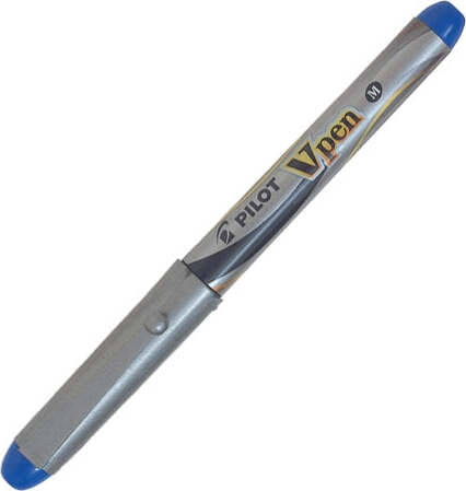 Penna stilografica Vpen Silver - blu - Pilot Cancelleria e prodotti per ufficio/Penne matite scrittura e correzione/Penne e ricariche/Penne stilografiche Eurocartuccia - Pavullo, Commerciovirtuoso.it