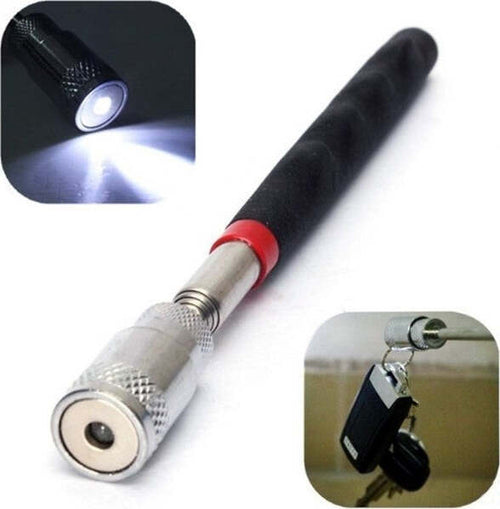 Penna-Telescopica-80cm-Con-Luce-Led-Magnetica-Collettore-Strumento-Precisione