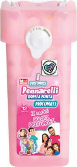 Pennarelli-Doppia-Punta-Profumati-12-Colori-Mamma-Giulia-Figlia-Chiara--I-Profumosi