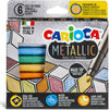 Pennarelli Maxi Metallic - colori assortiti - Carioca - scatola 6 pezzi Giochi e giocattoli/Attività creative/Accessori per disegnare e colorare/Pennelli Eurocartuccia - Pavullo, Commerciovirtuoso.it