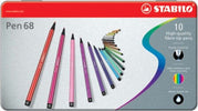 Pennarelli Pen 68 - colori assortiti - Stabilo - scatola in metallo 10 pezzi Cancelleria e prodotti per ufficio/Penne matite scrittura e correzione/Penne e ricariche/Penne a punta porosa Eurocartuccia - Pavullo, Commerciovirtuoso.it