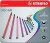 Pennarelli Pen 68 - colori assortiti - Stabilo - scatola in metallo 20 pezzi Cancelleria e prodotti per ufficio/Penne matite scrittura e correzione/Penne e ricariche/Penne a punta porosa Eurocartuccia - Pavullo, Commerciovirtuoso.it