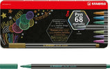 Pennarelli Pen 68 - colori assortiti metallic - Stabilo - scatola in metallo 8 pezzi Cancelleria e prodotti per ufficio/Penne matite scrittura e correzione/Marcatori ed evidenziatori/Pennarelli indelebili e marcatori Eurocartuccia - Pavullo, Commerciovirtuoso.it