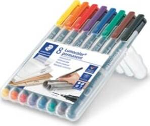 Pennarello Astucci Lumocolor Permanent 318 - punta 0 6 mm - colori assortiti - Staedtler Cancelleria e prodotti per ufficio/Penne matite scrittura e correzione/Marcatori ed evidenziatori/Pennarelli indelebili e marcatori Eurocartuccia - Pavullo, Commerciovirtuoso.it