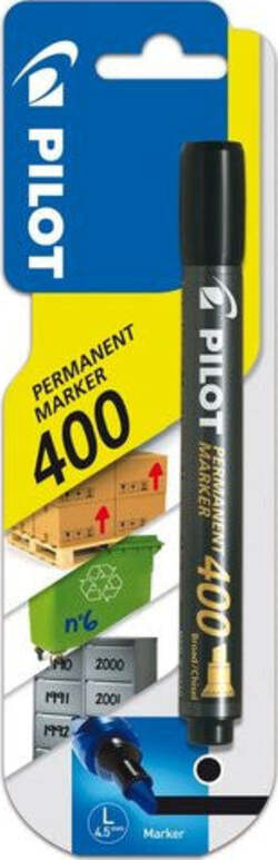 Pennarello-indelebile-Pilot-3800031-Marker-400-Nero