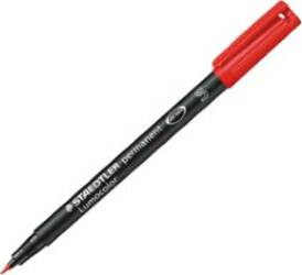 Pennarello Lumocolor Permanent 313 - punta 0 4 mm - rosso - Staedtler [multipack] 10 pezzi Cancelleria e prodotti per ufficio/Penne matite scrittura e correzione/Marcatori ed evidenziatori/Pennarelli indelebili e marcatori Eurocartuccia - Pavullo, Commerciovirtuoso.it