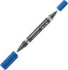 Pennarello Lumocolor Permanent Duo 348 punta feltro - punta 0 6mm e 1 5mm - blu - Staedtler Cancelleria e prodotti per ufficio/Penne matite scrittura e correzione/Penne e ricariche/Penne a punta porosa Eurocartuccia - Pavullo, Commerciovirtuoso.it