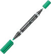 Pennarello Lumocolor Permanent Duo 348 punta feltro - punta 0 6mm e 1 5mm - verde - Staedtler Cancelleria e prodotti per ufficio/Penne matite scrittura e correzione/Penne e ricariche/Penne a punta porosa Eurocartuccia - Pavullo, Commerciovirtuoso.it