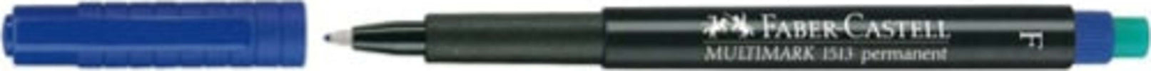 Pennarello Multimark universale permanente con gomma - punta fine 0 6mm - blu - Faber Castell [multipack] 10 pezzi Cancelleria e prodotti per ufficio/Penne matite scrittura e correzione/Marcatori ed evidenziatori/Pennarelli indelebili e marcatori Eurocartuccia - Pavullo, Commerciovirtuoso.it