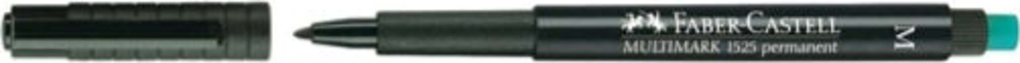 Pennarello Multimark universale permanente con gomma - punta media 1 0mm - nero - Faber Castell [multipack] 10 pezzi Cancelleria e prodotti per ufficio/Penne matite scrittura e correzione/Marcatori ed evidenziatori/Pennarelli indelebili e marcatori Eurocartuccia - Pavullo, Commerciovirtuoso.it