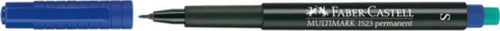 Pennarello Multimark universale permanente con gomma - punta superfine 0 4mm - blu - Faber Castell [multipack] 10 pezzi Cancelleria e prodotti per ufficio/Penne matite scrittura e correzione/Marcatori ed evidenziatori/Pennarelli indelebili e marcatori Eurocartuccia - Pavullo, Commerciovirtuoso.it
