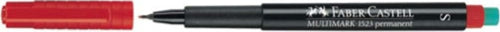 Pennarello Multimark universale permanente con gomma - punta superfine 0 4mm - rosso - Faber Castell [multipack] 10 pezzi Cancelleria e prodotti per ufficio/Penne matite scrittura e correzione/Marcatori ed evidenziatori/Pennarelli indelebili e marcatori Eurocartuccia - Pavullo, Commerciovirtuoso.it