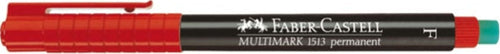Pennarello Multimark universale permanente con gomma - rosso - punta fine 0 6mm - Faber Castell [multipack] 10 pezzi Cancelleria e prodotti per ufficio/Penne matite scrittura e correzione/Marcatori ed evidenziatori/Pennarelli indelebili e marcatori Eurocartuccia - Pavullo, Commerciovirtuoso.it