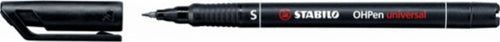 Pennarello OHPen universal permanente 841 - punta superfine 0 4 mm - nero - Stabilo [multipack] 10 pezzi Cancelleria e prodotti per ufficio/Penne matite scrittura e correzione/Marcatori ed evidenziatori/Pennarelli indelebili e marcatori Eurocartuccia - Pavullo, Commerciovirtuoso.it