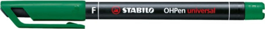 Pennarello OHPen universal permanente 842 - punta fine 0 7 mm - verde - Stabilo [multipack] 10 pezzi Cancelleria e prodotti per ufficio/Penne matite scrittura e correzione/Marcatori ed evidenziatori/Pennarelli indelebili e marcatori Eurocartuccia - Pavullo, Commerciovirtuoso.it