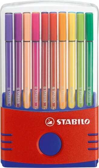 Pennarello Pen 68 - colori assortiti - Stabilo - astuccio Color Parade 20 pezzi Cancelleria e prodotti per ufficio/Penne matite scrittura e correzione/Penne e ricariche/Penne a punta porosa Eurocartuccia - Pavullo, Commerciovirtuoso.it