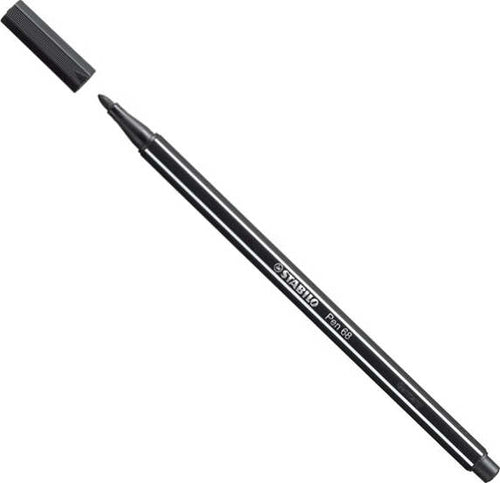 Pennarello Pen 68 - nero 46 - Stabilo [multipack] 10 pezzi Cancelleria e prodotti per ufficio/Penne matite scrittura e correzione/Penne e ricariche/Penne a punta porosa Eurocartuccia - Pavullo, Commerciovirtuoso.it
