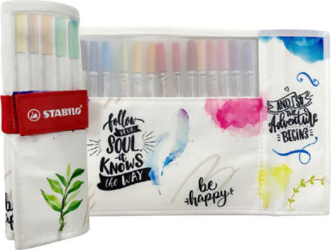 Pennarello Premium Con Punta A Pennello - Stabilo Pen 68 Brush - Rollerset Con 18 Colori Assortiti Cancelleria e prodotti per ufficio/Penne matite scrittura e correzione/Marcatori ed evidenziatori/Pennarelli per disegno Cartoleria Deja Vu - Crotone, Commerciovirtuoso.it