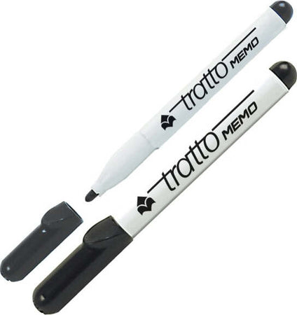 Pennarello Tratto Memo - a secco - per lavagne cancellabili - punta conica - tratto 2 5 mm - nero - Tratto [multipack] 12 pezzi Cancelleria e prodotti per ufficio/Penne matite scrittura e correzione/Marcatori ed evidenziatori/Marcatori cancellabili a secco e liquidi Eurocartuccia - Pavullo, Commerciovirtuoso.it